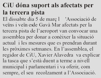 Noticia publicada en la publicaci&oacute;n PARLEM-NE (n&uacute;mero 1 - abril 2005)